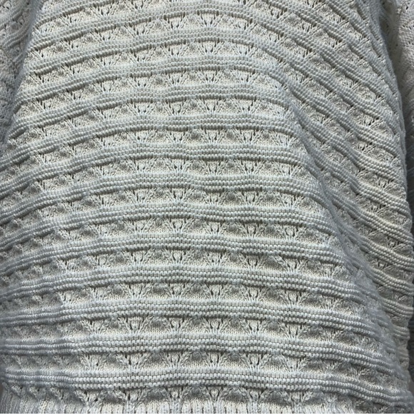 Veronica Beard Bracia Pointelle V Neck Sweater - Picture 8 of 15